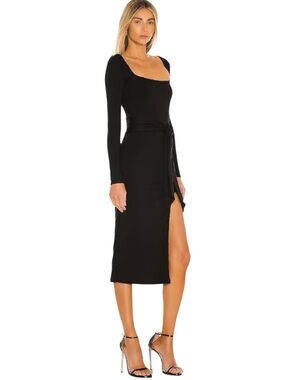Lovers and Friends SARIAH MIDI DRESS black size XL